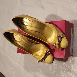 Women Heels J Crew size 8.5 Gayle Patent Leather.  Good shape